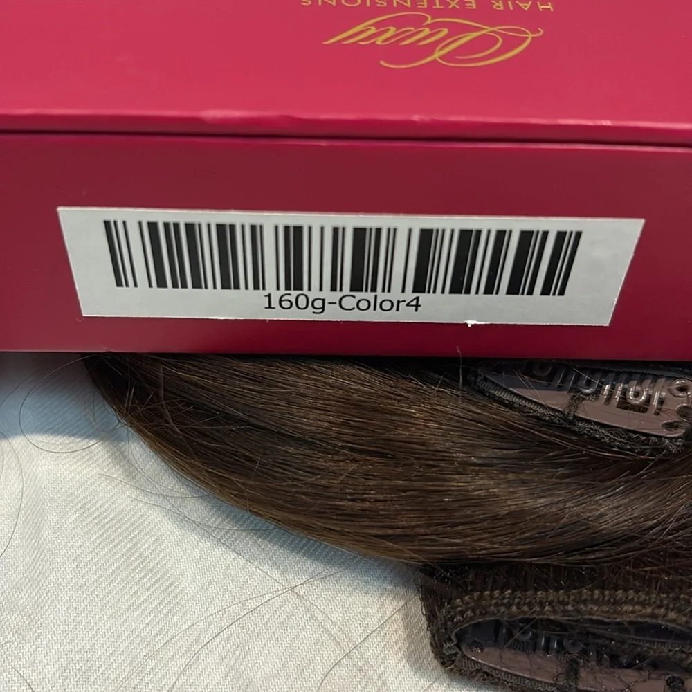 Luxy Chocolate Brown Brunette 10pc 20in 160g Hair Clip In Extensions Color 4